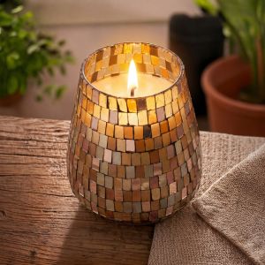 candles-in-tall-glass-jars-amber-mosaic
